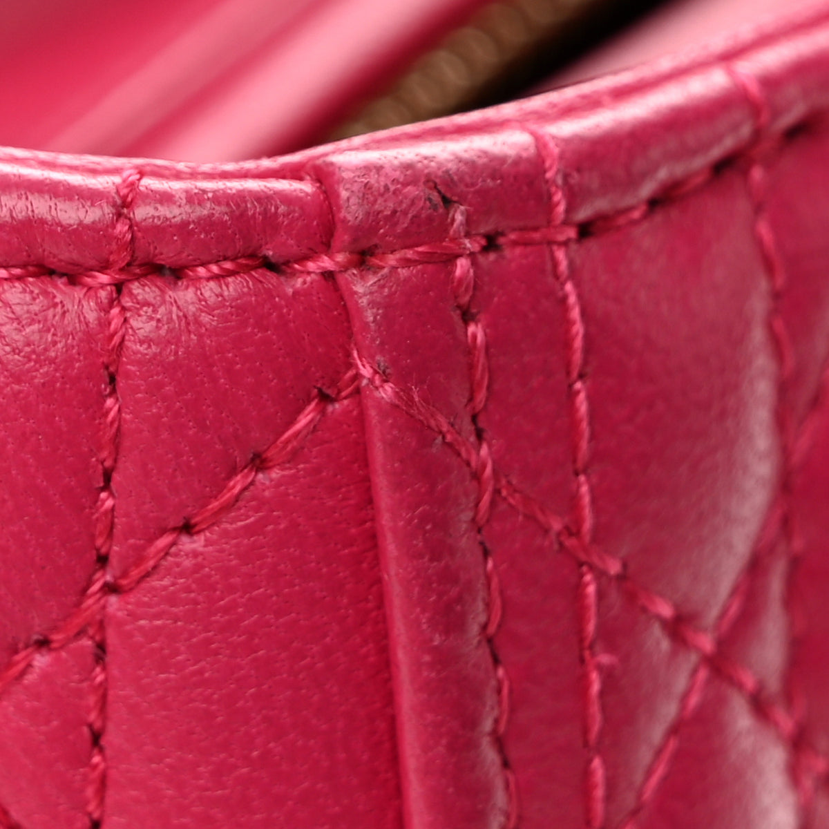 Lambskin Cannage Medium Lady Dior Pink