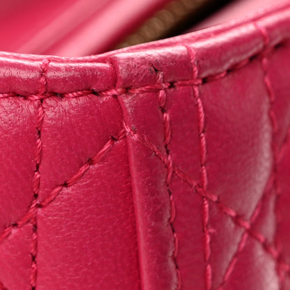 Christian Dior Lambskin Cannage Medium Lady Dior Pink 13 of 13