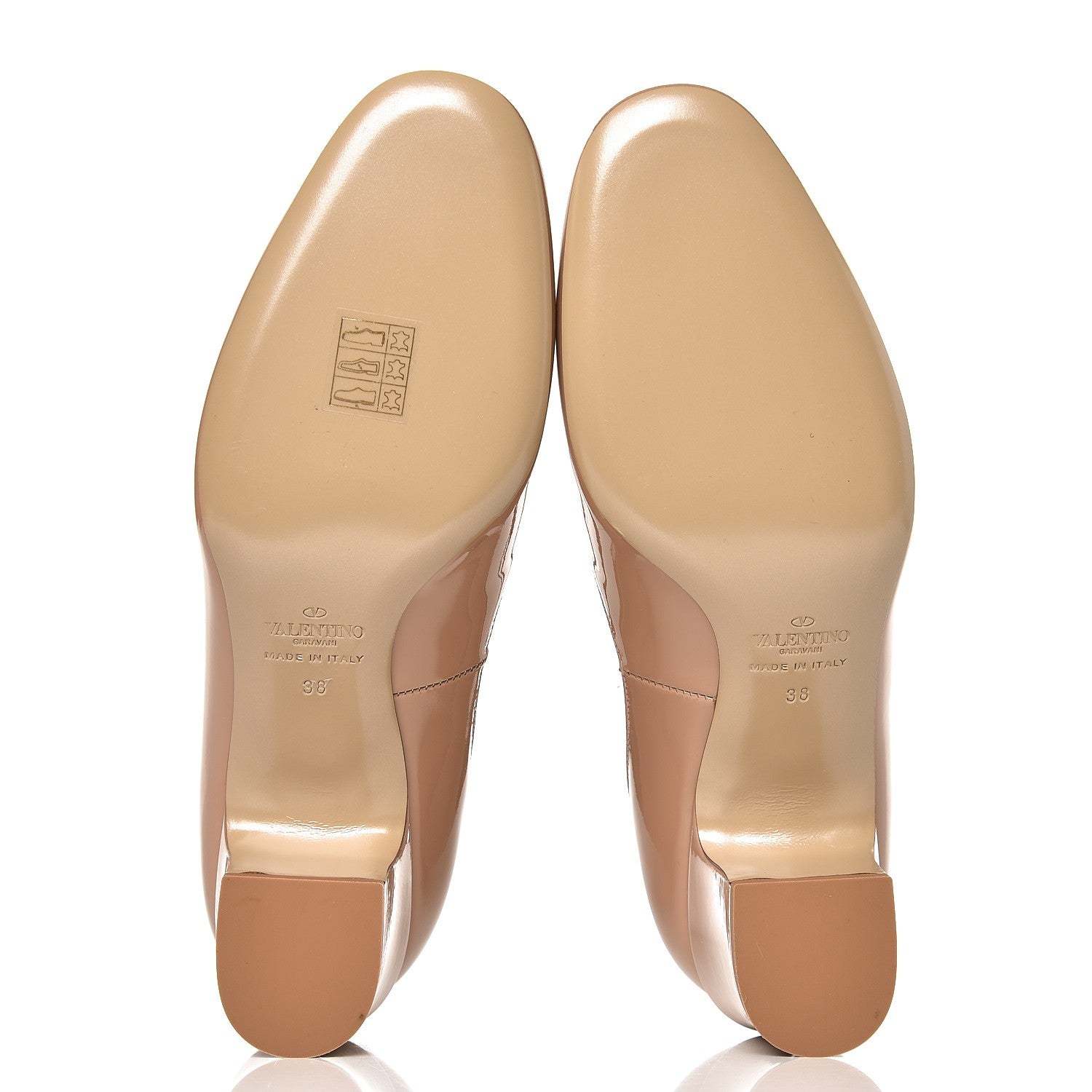 Valentino Garavani Patent Tan-Go Mary Jane 60mm Pumps 38 Rose Cannelle 5 of 9