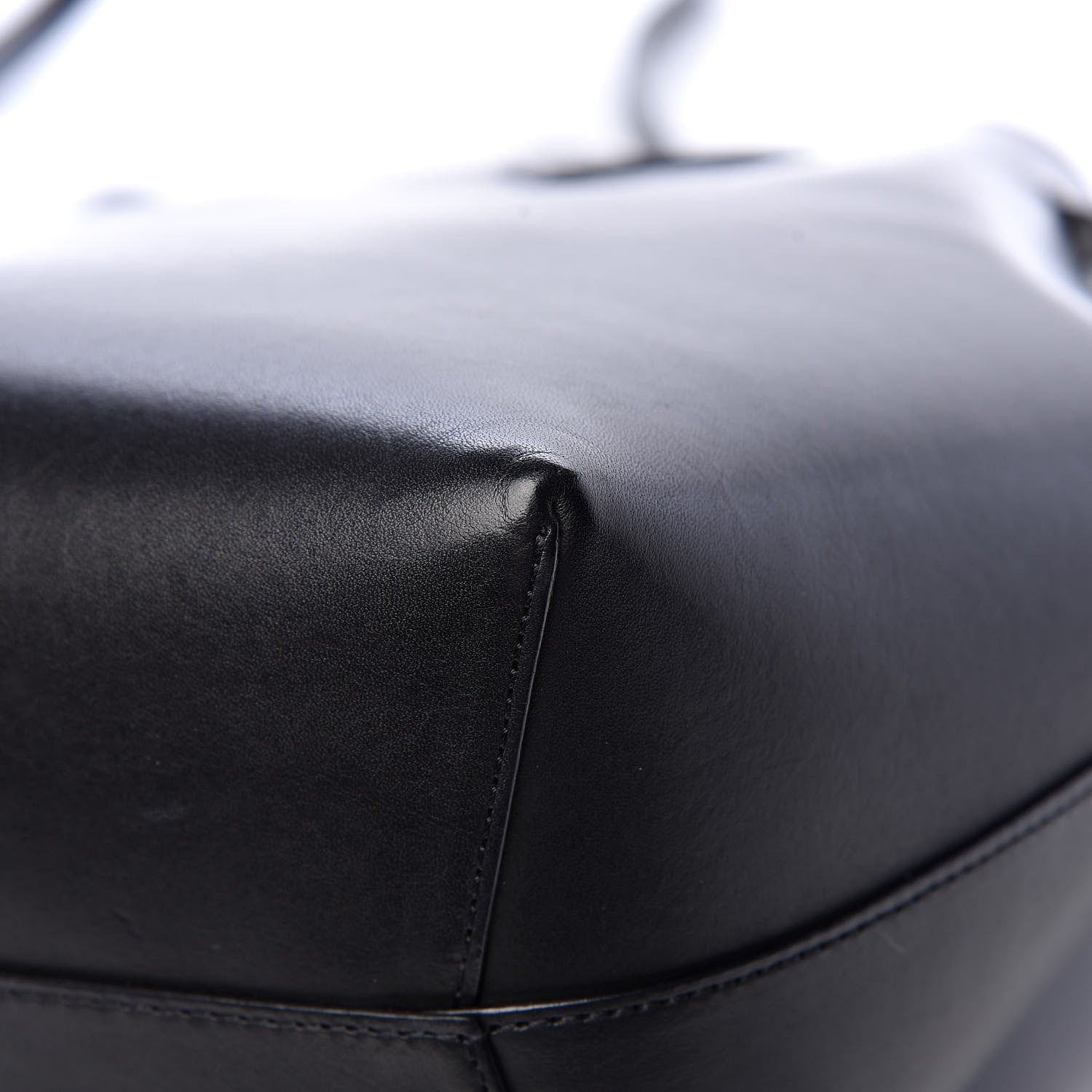 Mansur Gavriel Vegetable Tanned Calfskin Mini Bucket Bag Black Royal 12 of 20