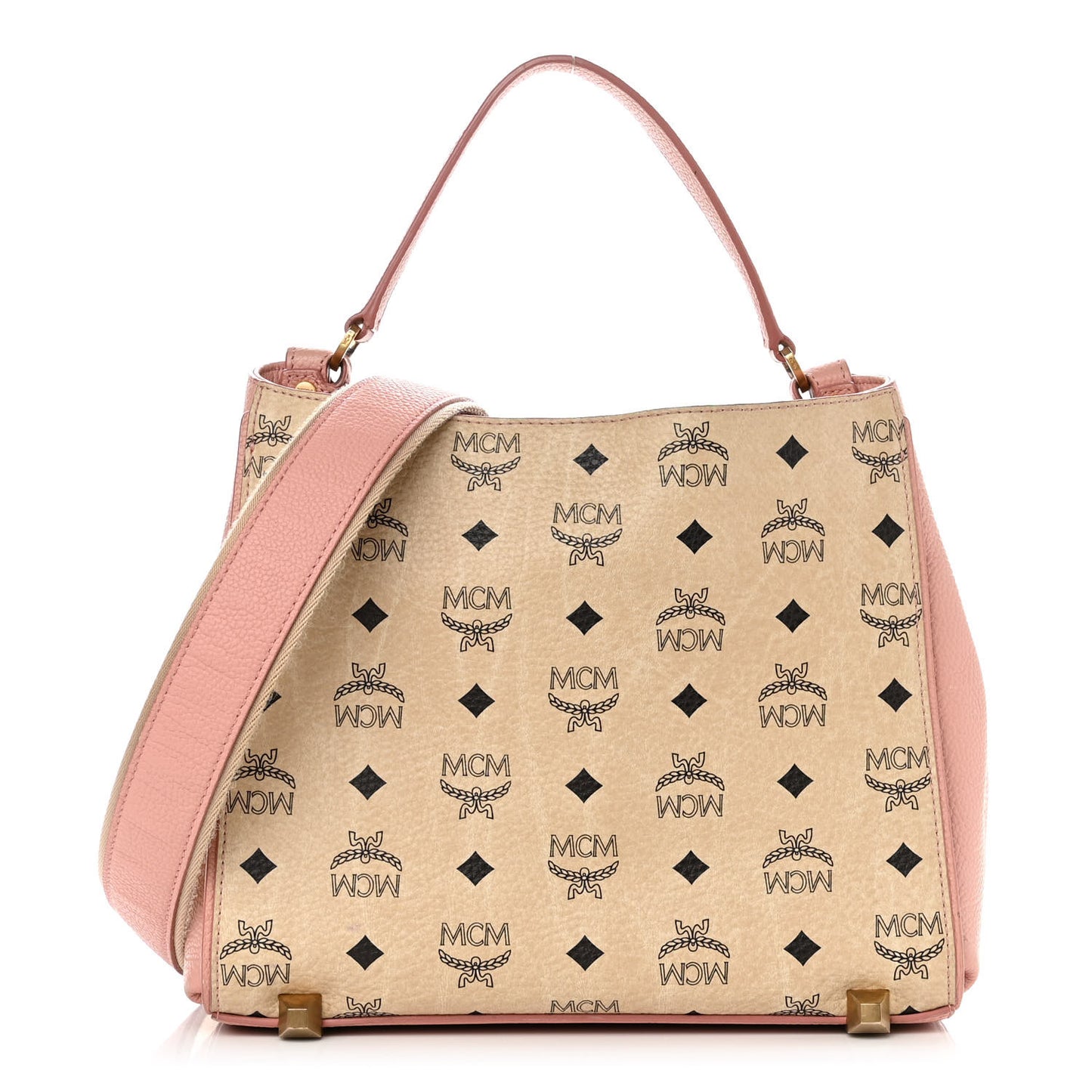 Visetos Small Corina Shoulder Bag Beige Pink