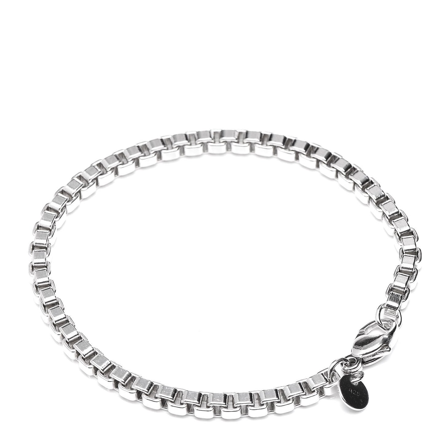 Sterling Silver 4mm Venetian Link Bracelet