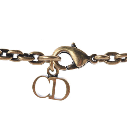 Christian Dior Crystal Star Necklace Gold 4 of 5