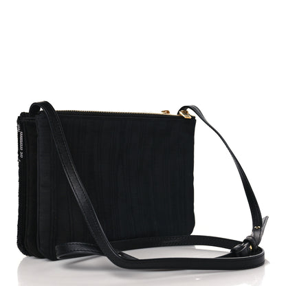 Celine Sequin Small Trio Crossbody Bag Black 2 of 9