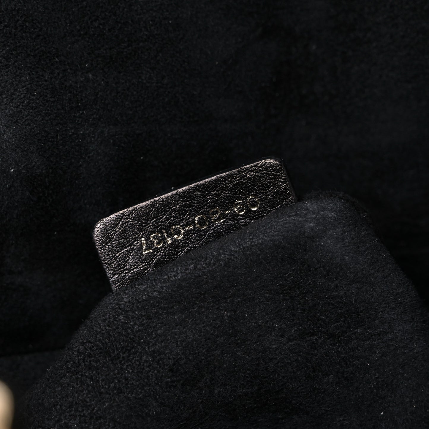 Grained Calfskin Cannage Large Supple Lady Dior Black