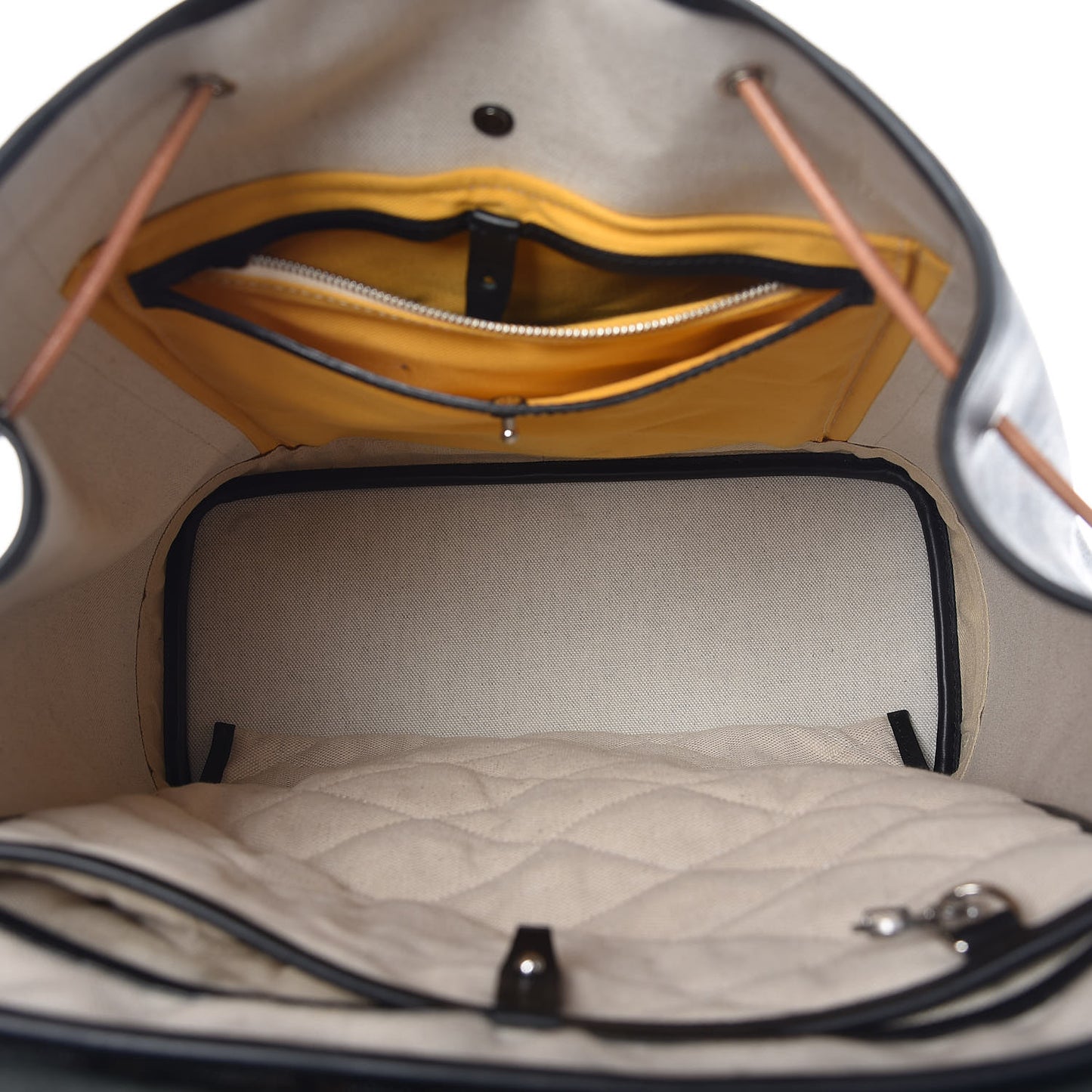 Goyardine Calfskin Alpin Backpack Black