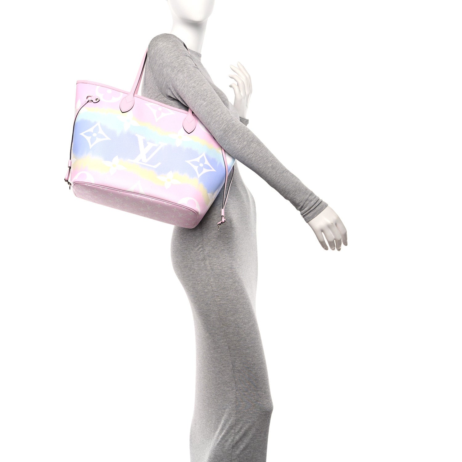 Louis Vuitton Monogram Escale Neverfull MM Pastel 2 of 11