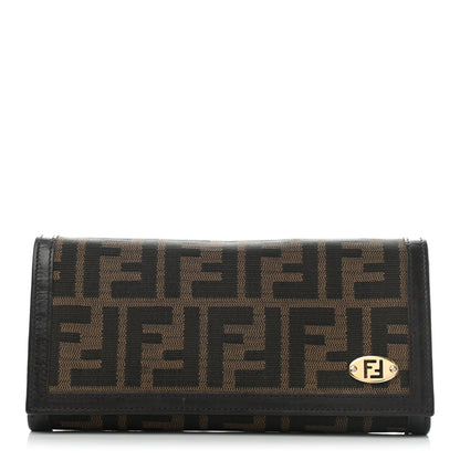 Fendi Zucca Continental Wallet Tobacco 1 of 11