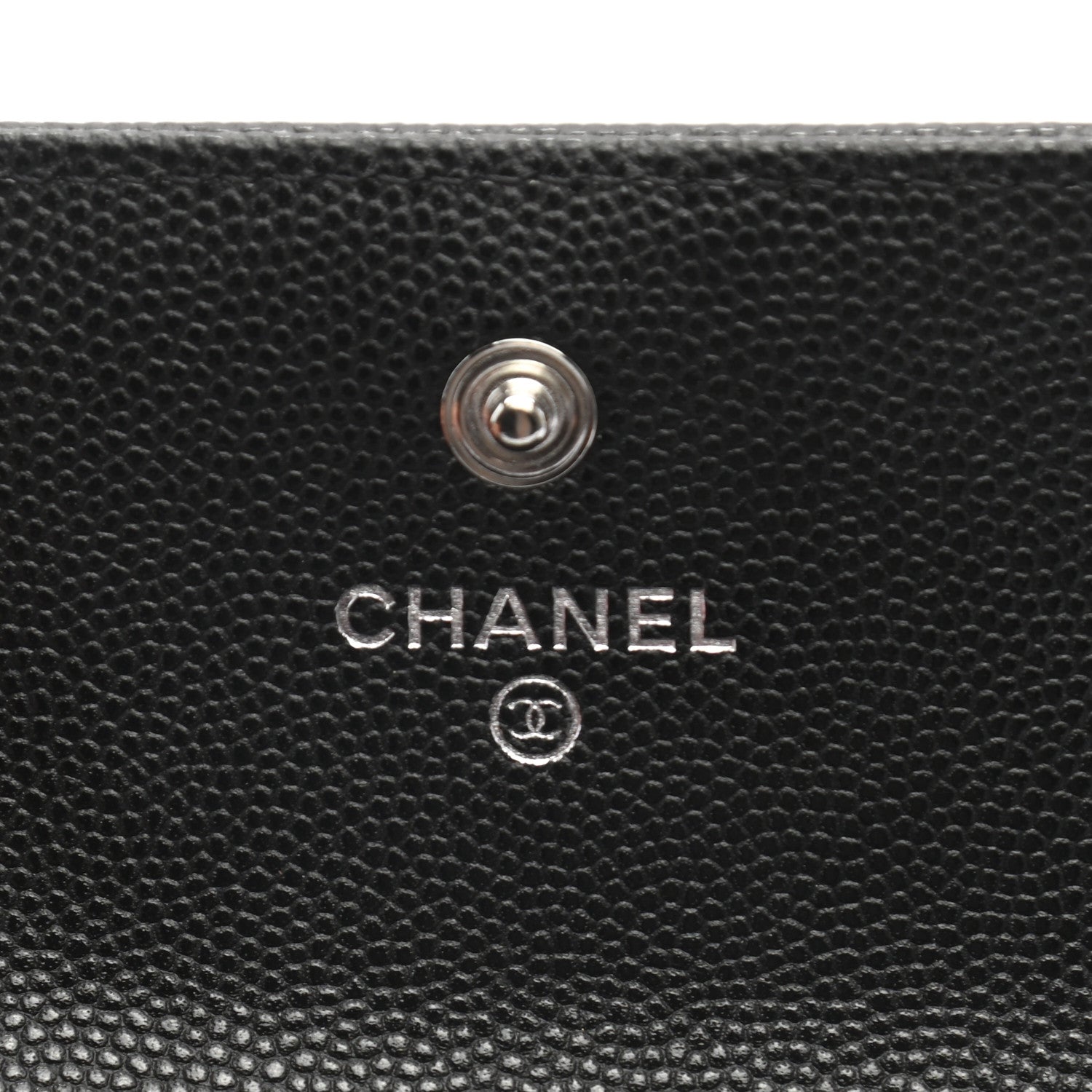Chanel Caviar Quilted Boy Flap Card Holder Black 6 of 10