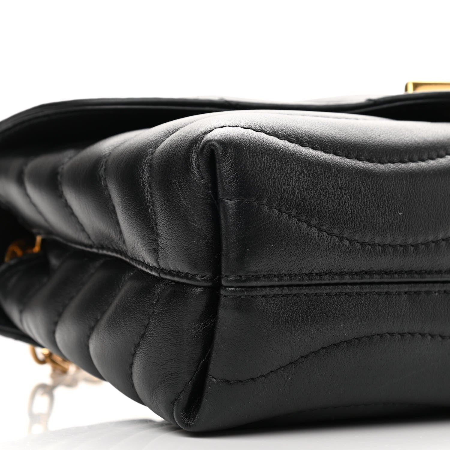 Louis Vuitton Calfskin LV New Wave Chain Bag Black 8 of 9