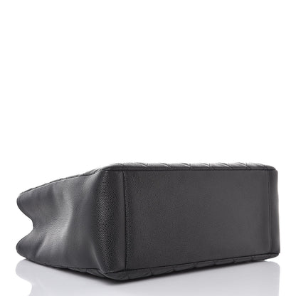 Chanel Caviar Quilted Grand Shopping Tote GST Black 4 of 13