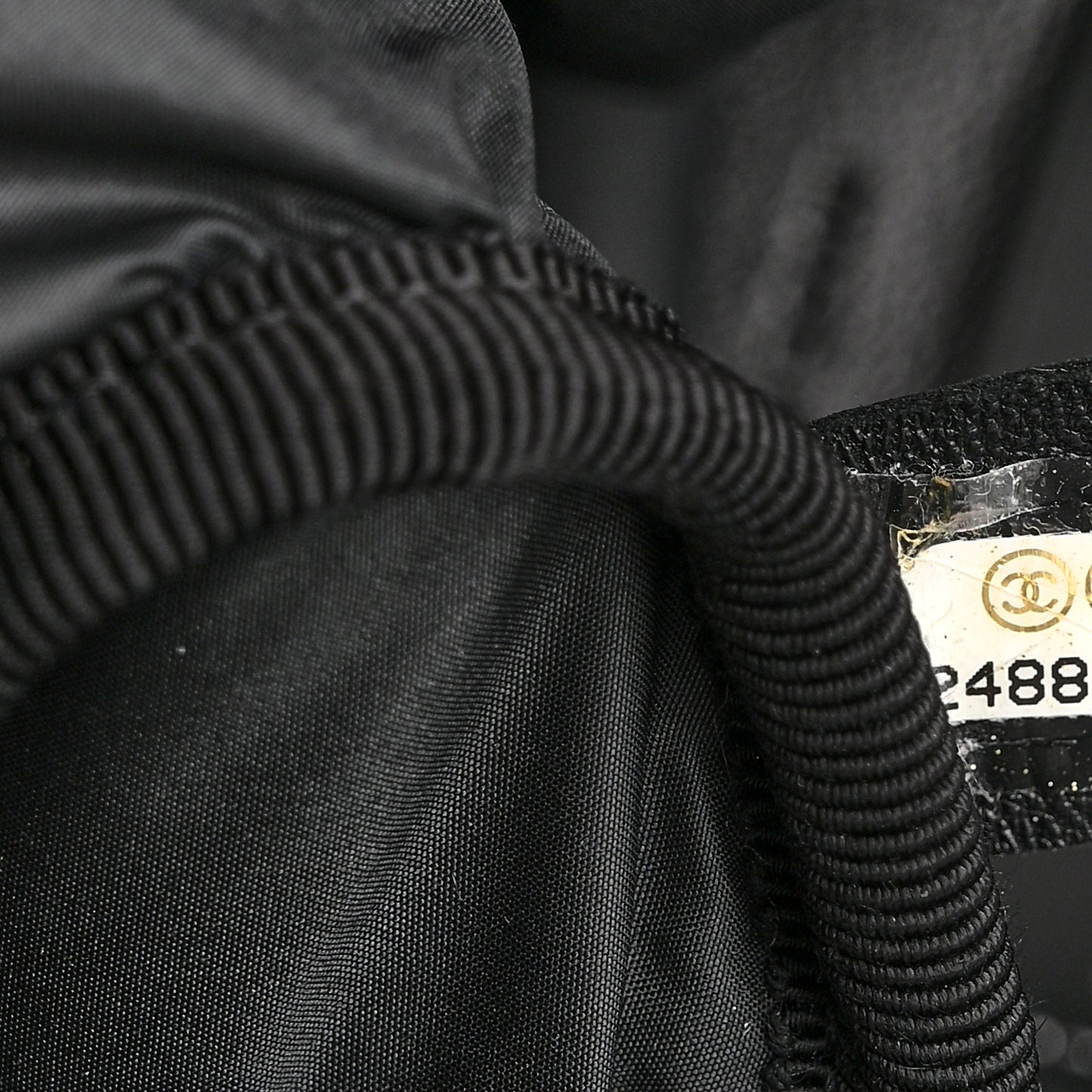 Nylon Embossed Doudoune Bowling Bag Black