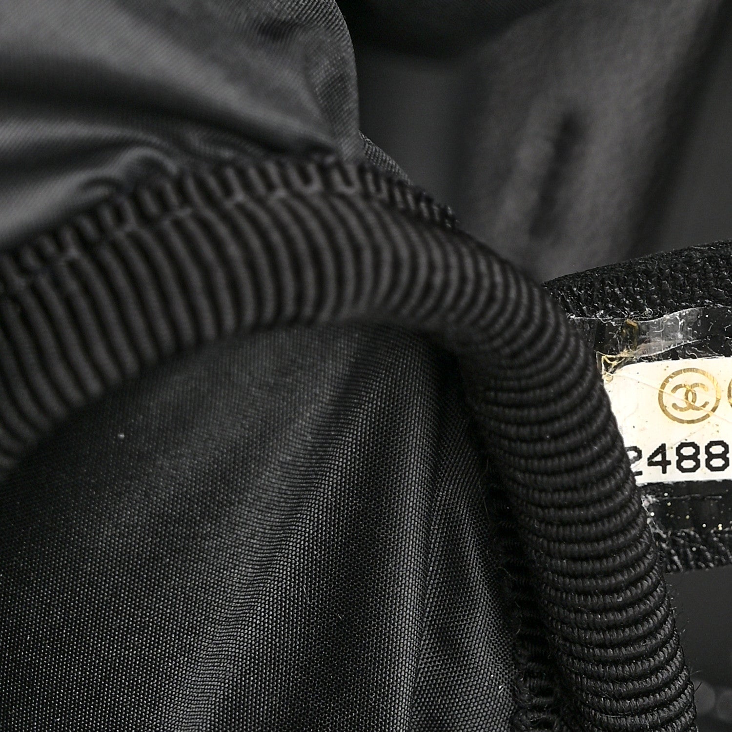 Chanel Nylon Embossed Doudoune Bowling Bag Black 7 of 16
