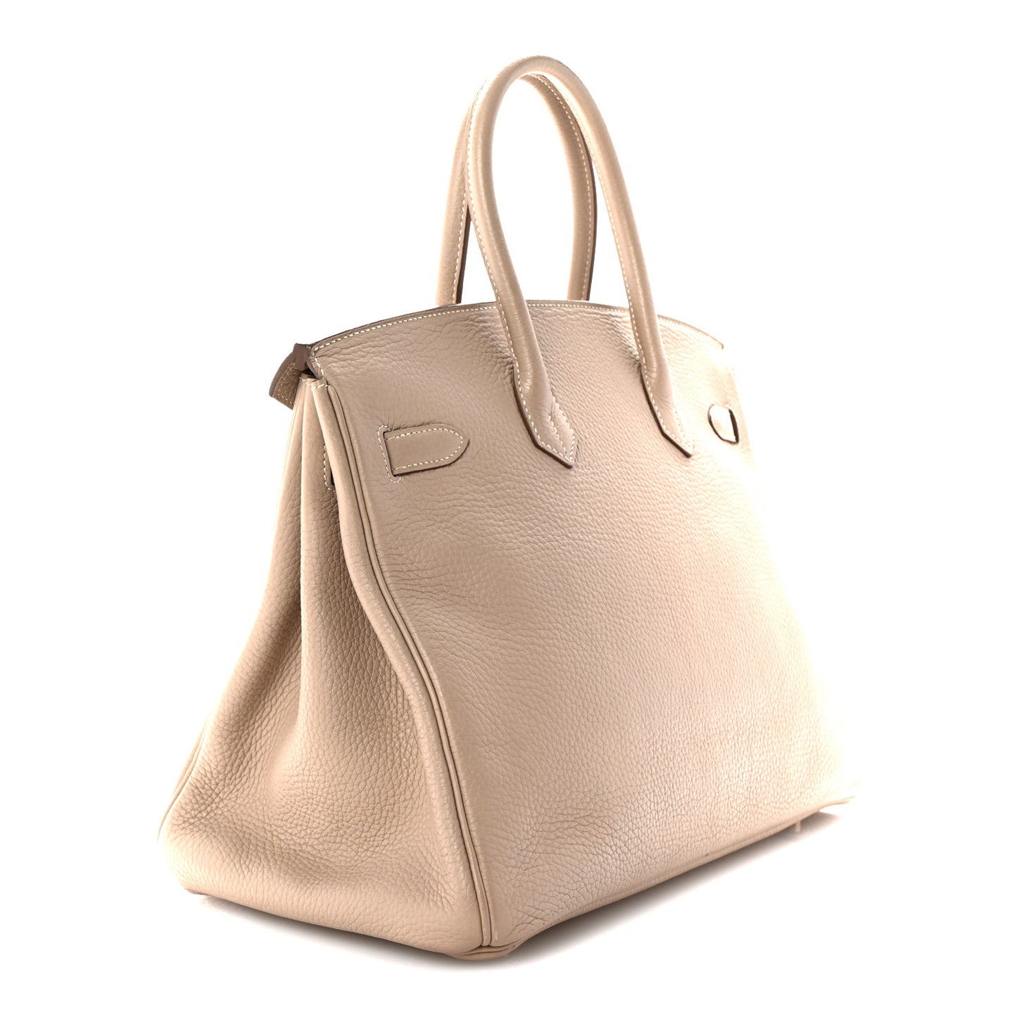 Taurillon Clemence Birkin 35 Gris Tourterelle