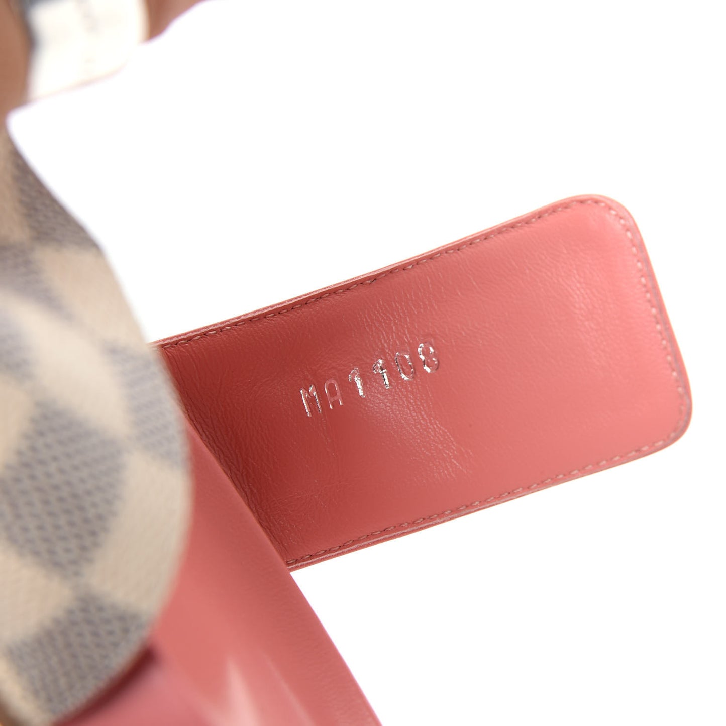 Damier Azur Bom Dia Flat Mules 39 Rose Clair