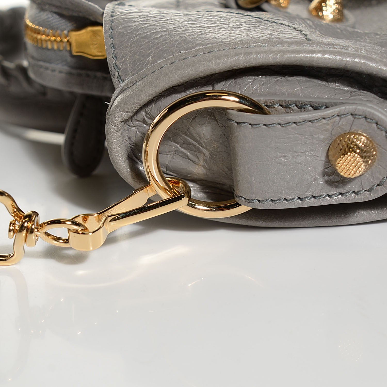 Balenciaga Agneau Giant 12 Gold Hardware City Gris Pyrite 10 of 11
