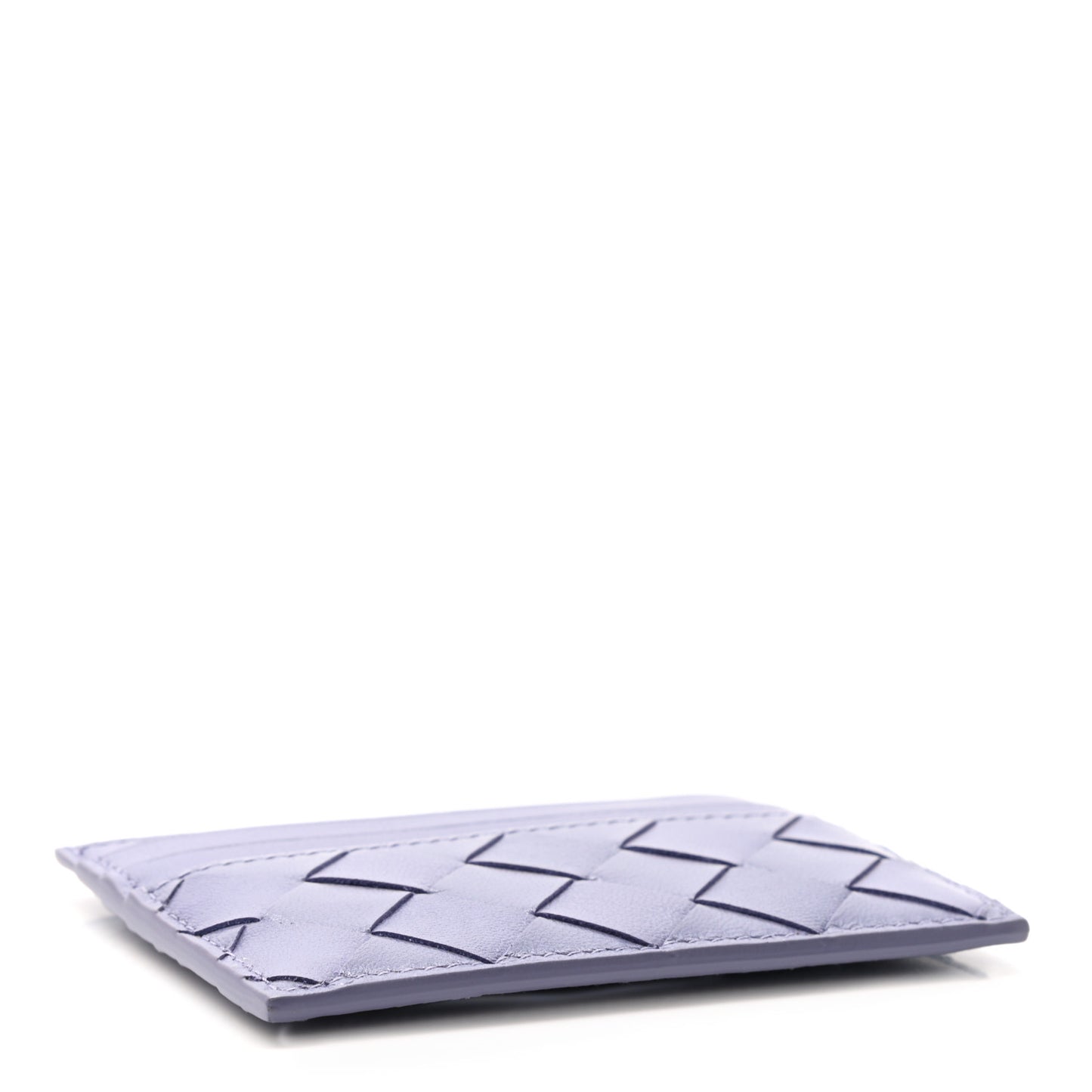 Nappa Intrecciato Card Holder Purple