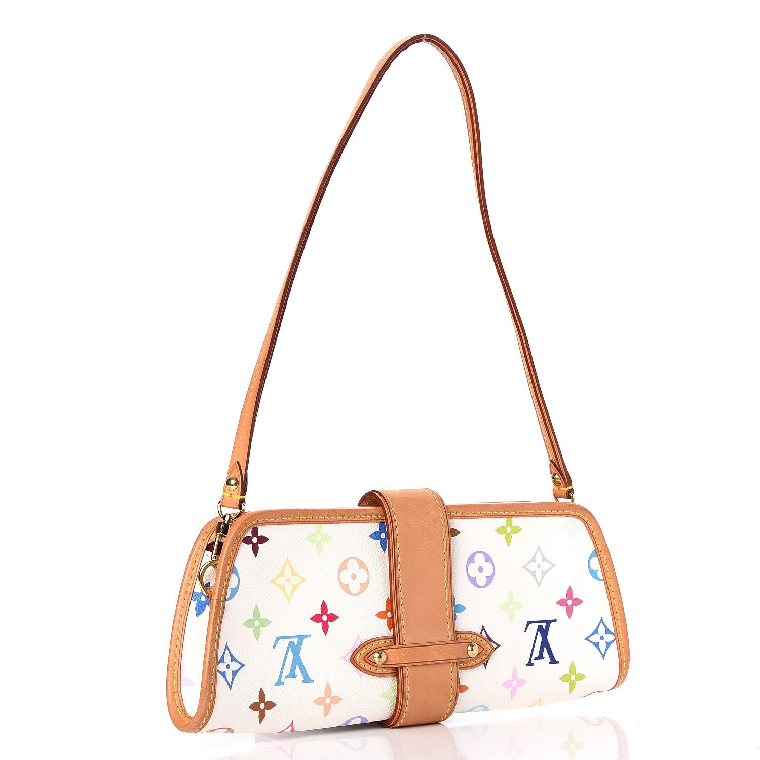 Louis Vuitton Monogram Multicolor Shirley White 3 of 7