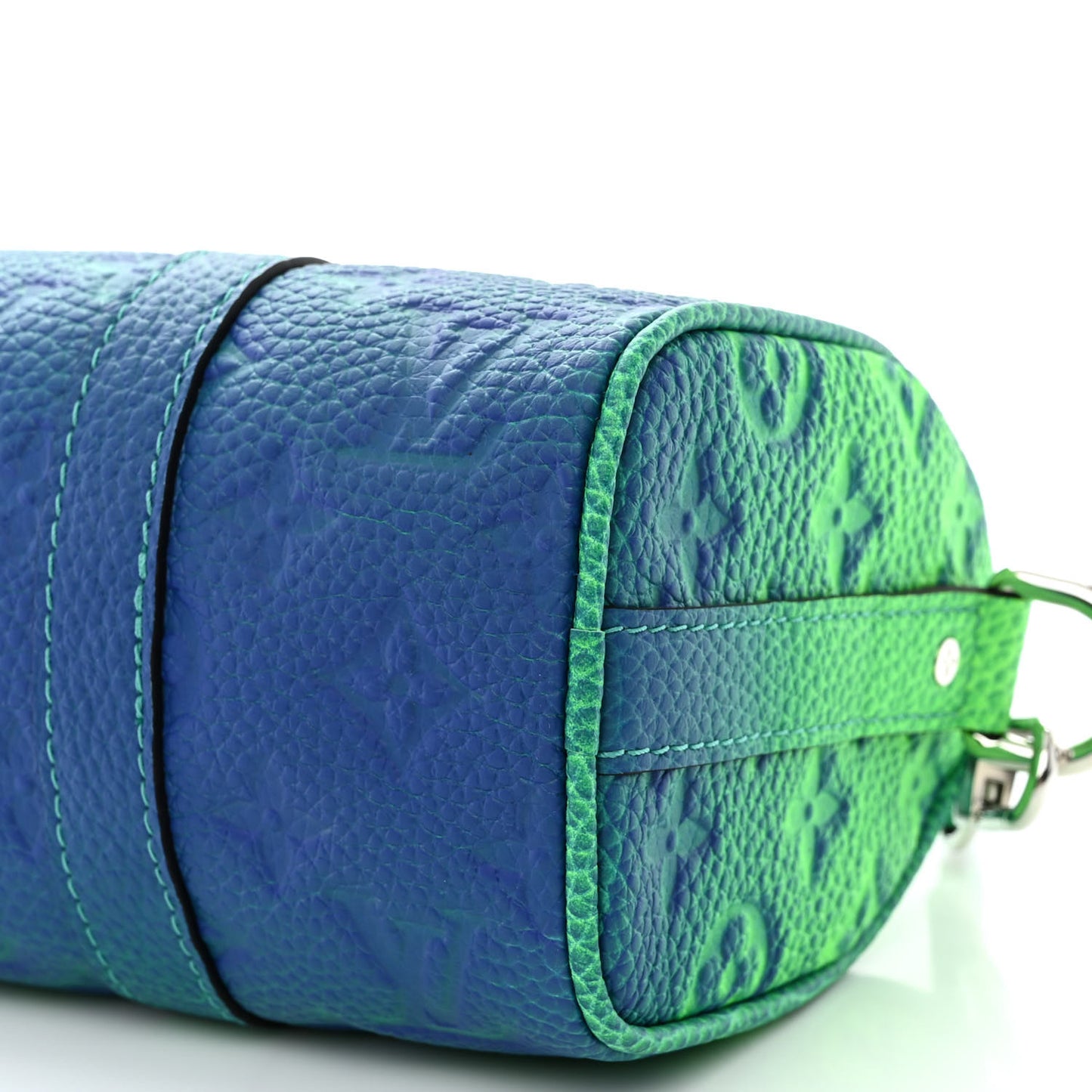Taurillon Illusion Keepall XS Bleu Vert