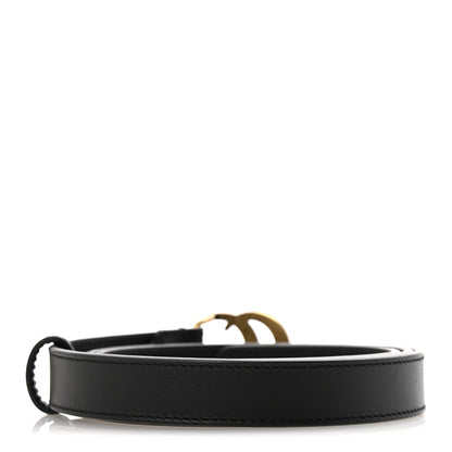 Gucci Calfskin Double G 20mm Belt 85 34 Black 2 of 6