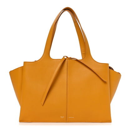 Celine Calfskin Medium Tri-Fold Bag Honey 1 of 9