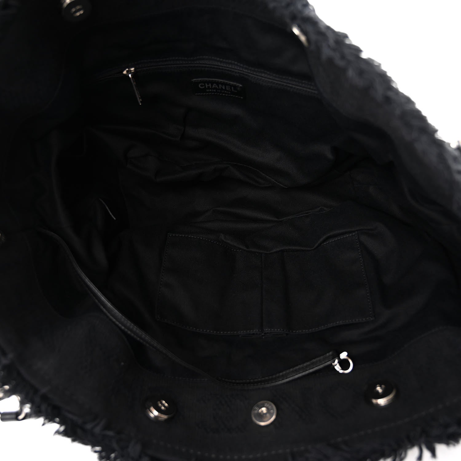 Chanel Canvas Small Double Face Tote Black 5 of 10