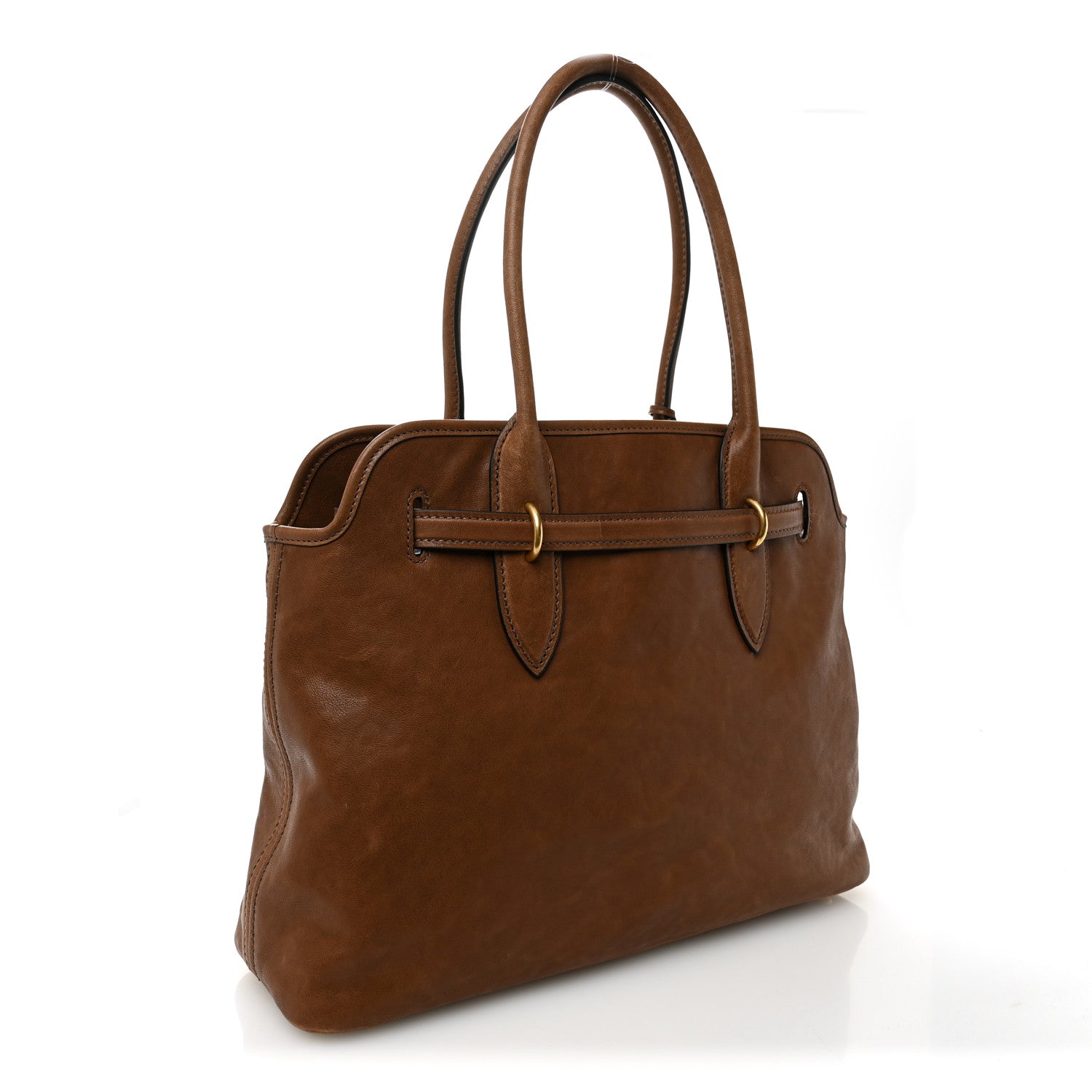Miu Miu Nappa Medium Aventure Bag Rovere 3 of 9