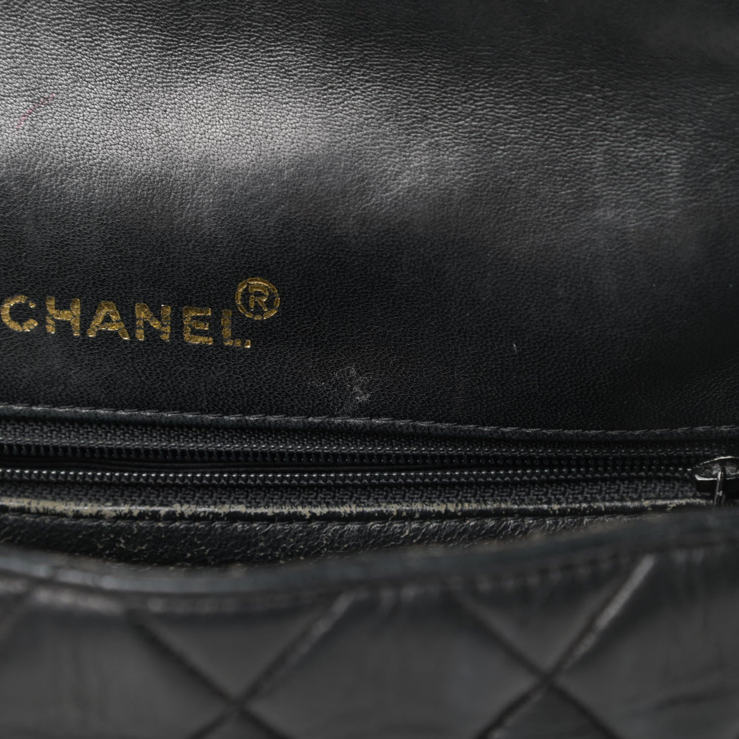 Chanel Lambskin Quilted CC Flap Shoulder Bag Black 15 of 18