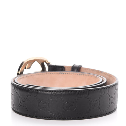 Gucci Guccissima Interlocking G 40mm Belt 100 40 Black 3 of 6