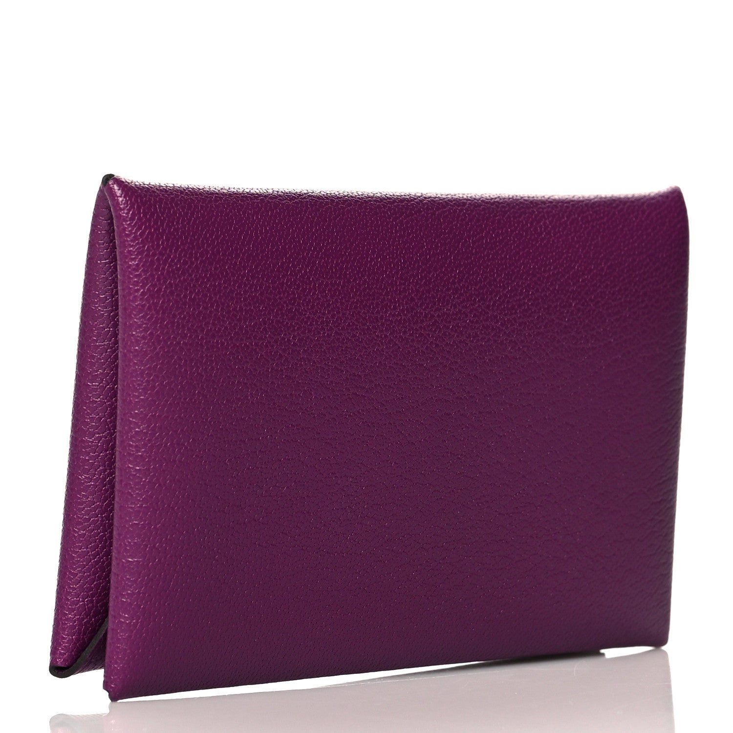 Hermes Chevre Mysore Calvi Card Case Anemone 3 of 10