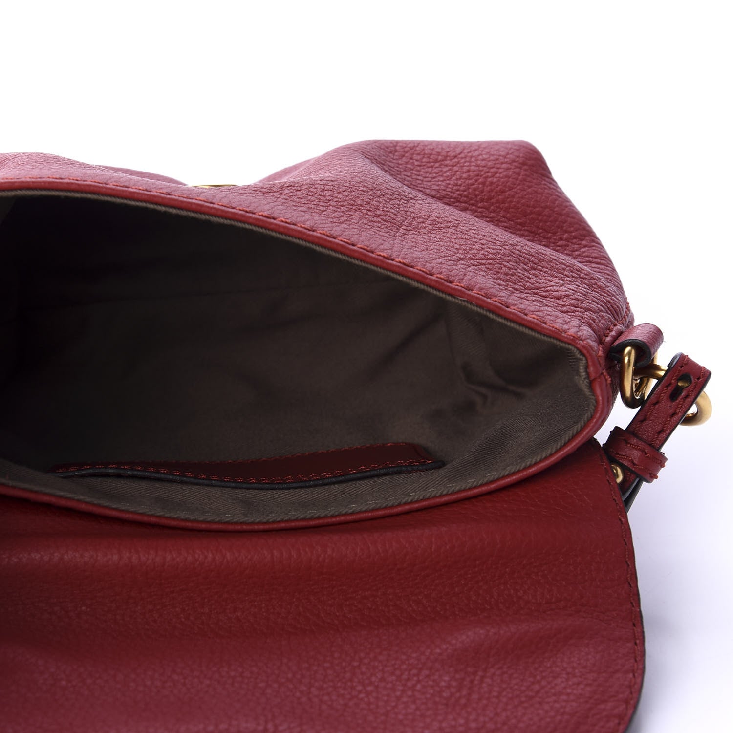 Chloe Calfskin Marcie Pochette Crossbody Bag Poppy 5 of 10