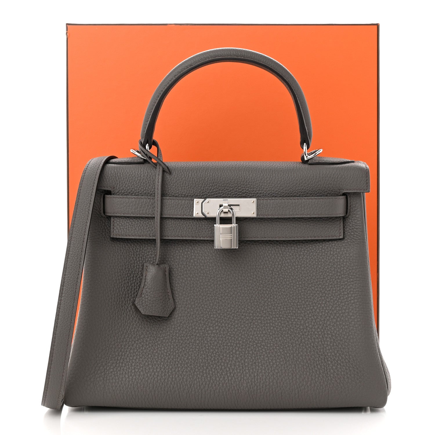 Hermes Togo Kelly Retourne 28 Etain 11 of 11