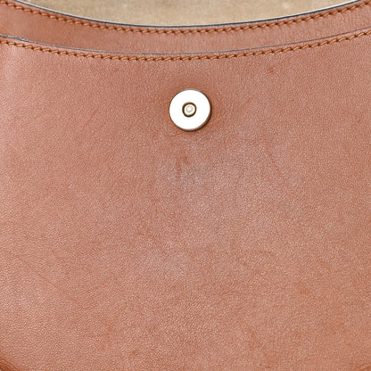 Chloe Calfskin Braided Small Hudson Shoulder Bag Caramel 11 of 18