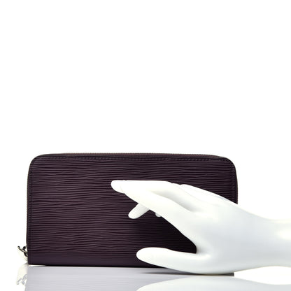 Louis Vuitton Epi Zippy Wallet Cassis 2 of 7