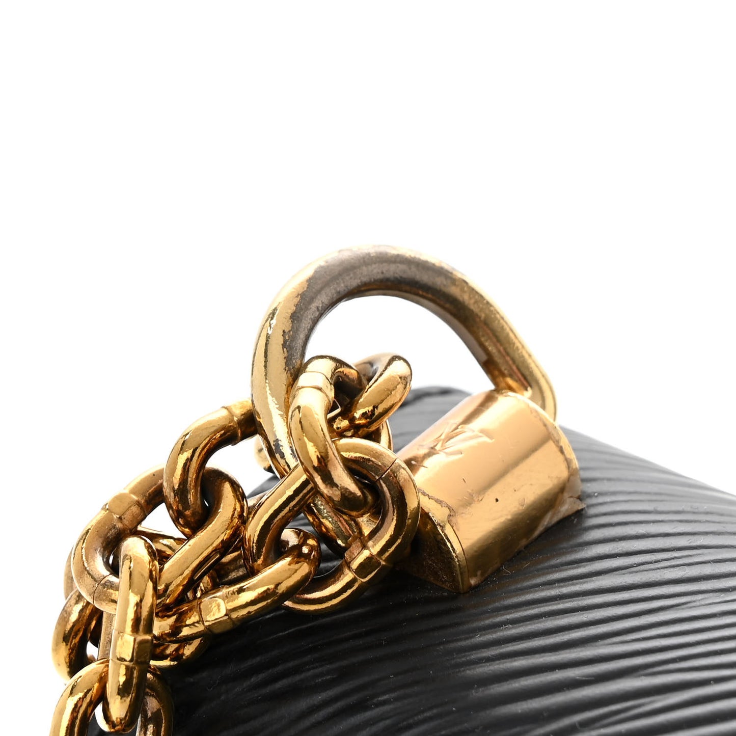 Epi Studded Sol Twist Shoulder Bag MM Black