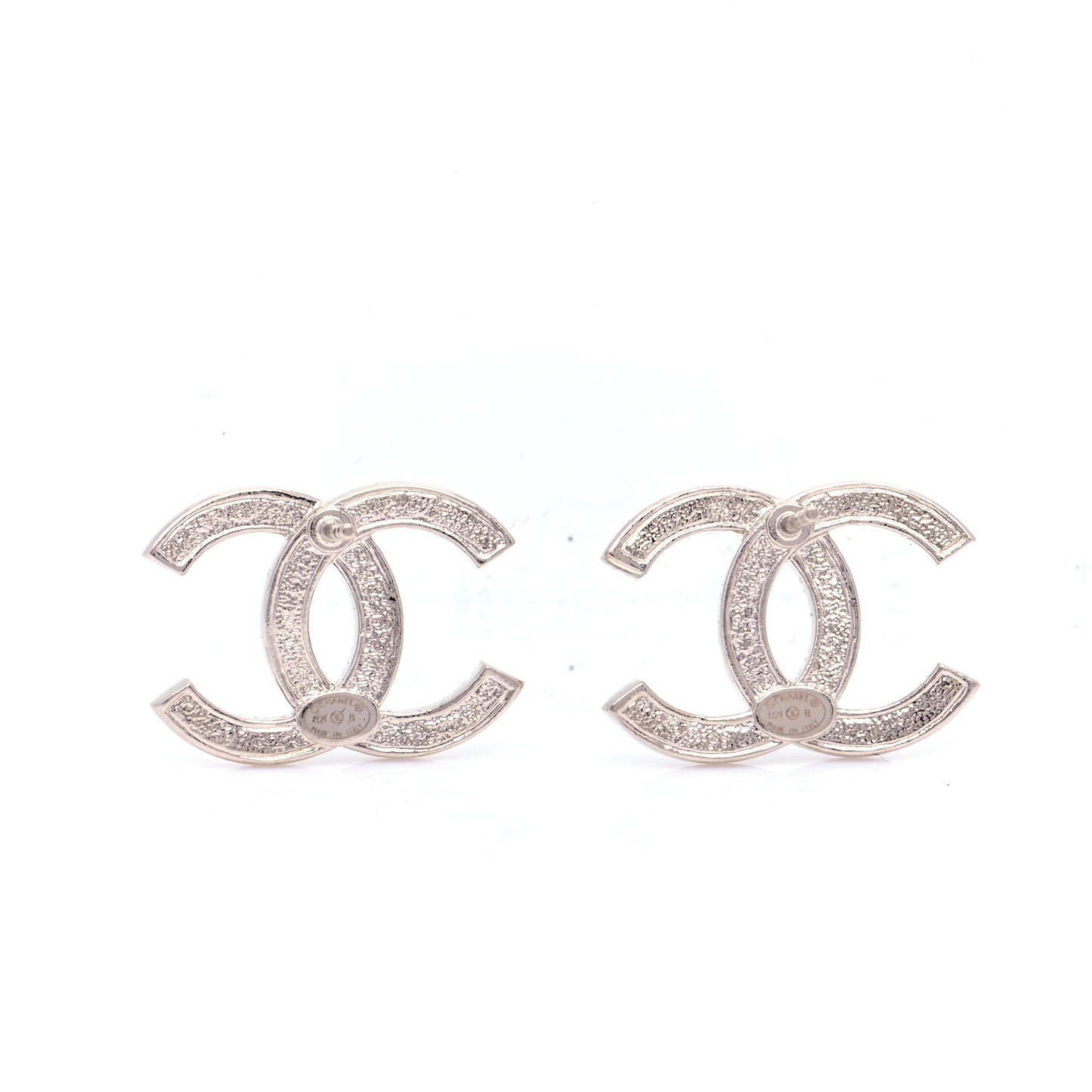 Crystal CC Earrings Gold