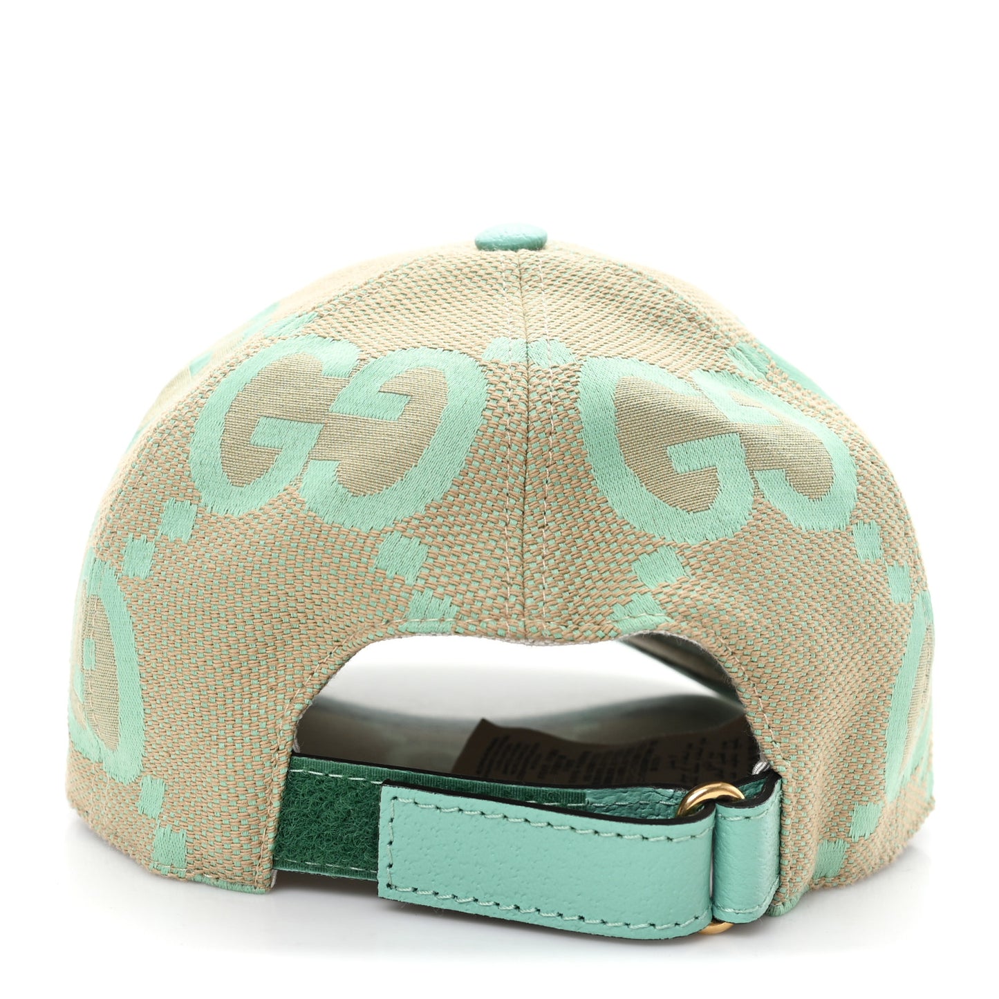 Monogram Jumbo GG Mosteri Baseball Hat Beige Pepper Mint