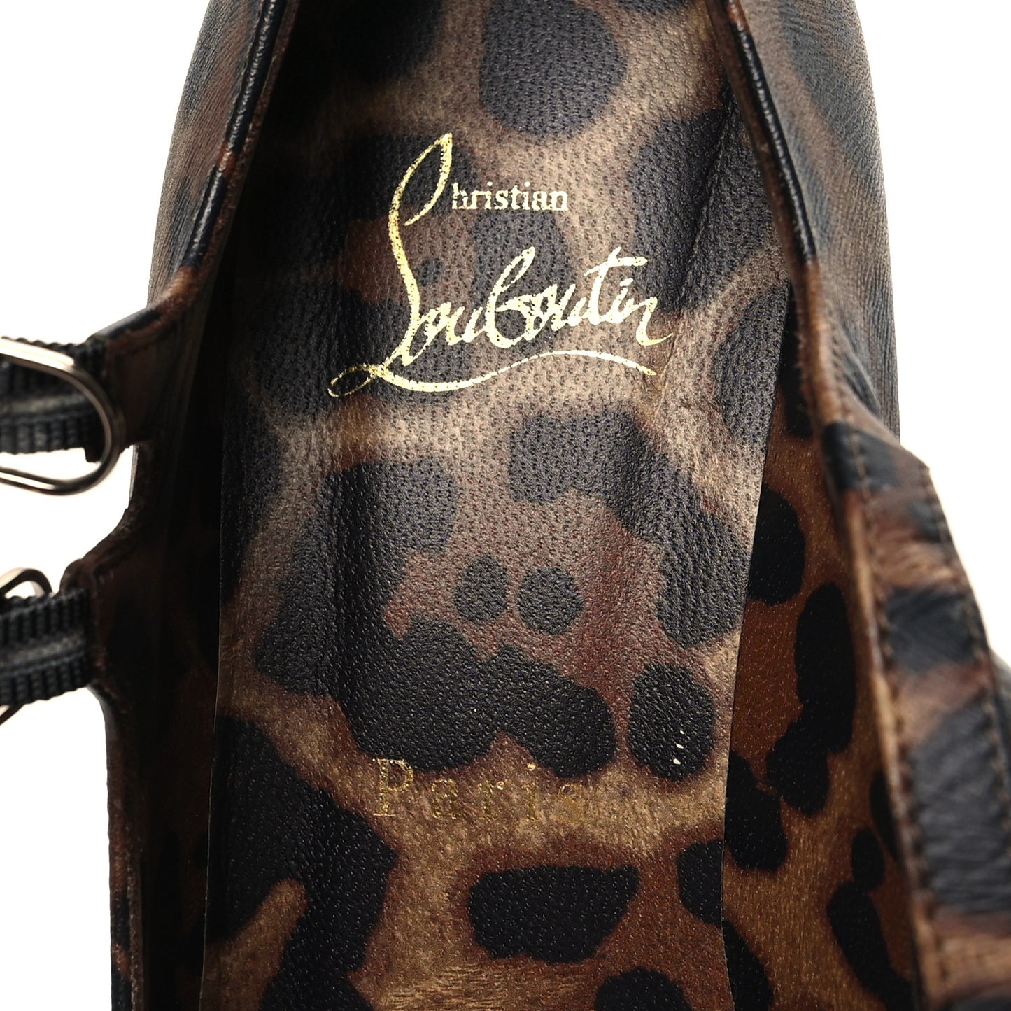 Calfskin Miss Jane Mary Janes 55 Pumps 37 Leopard