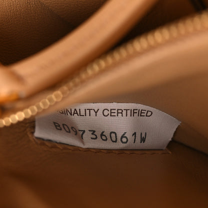 Bottega Veneta Lambskin Maxi Intrecciato Cassette Crossbody Bag Almond 7 of 10
