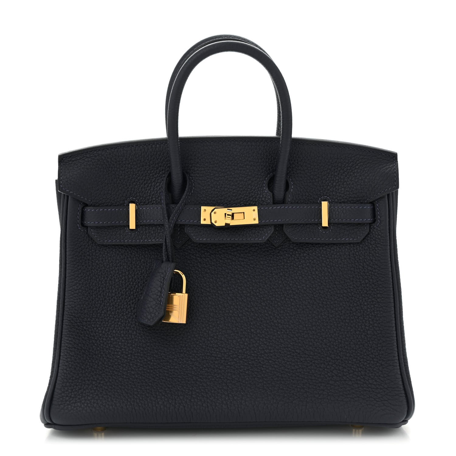 Hermes Togo Birkin 25 Bleu Nuit 1 of 12