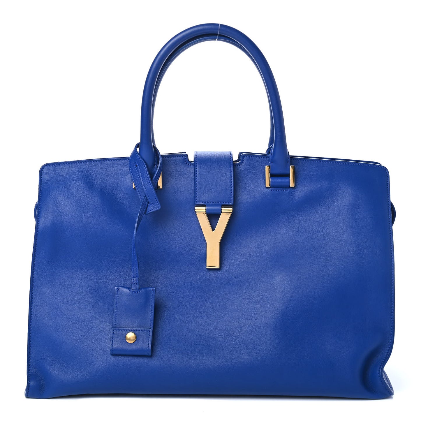 Calfskin Medium Classic Y Cabas Royal Blue