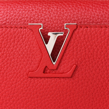 Louis Vuitton Taurillon Capucines BB Rubis 8 of 10