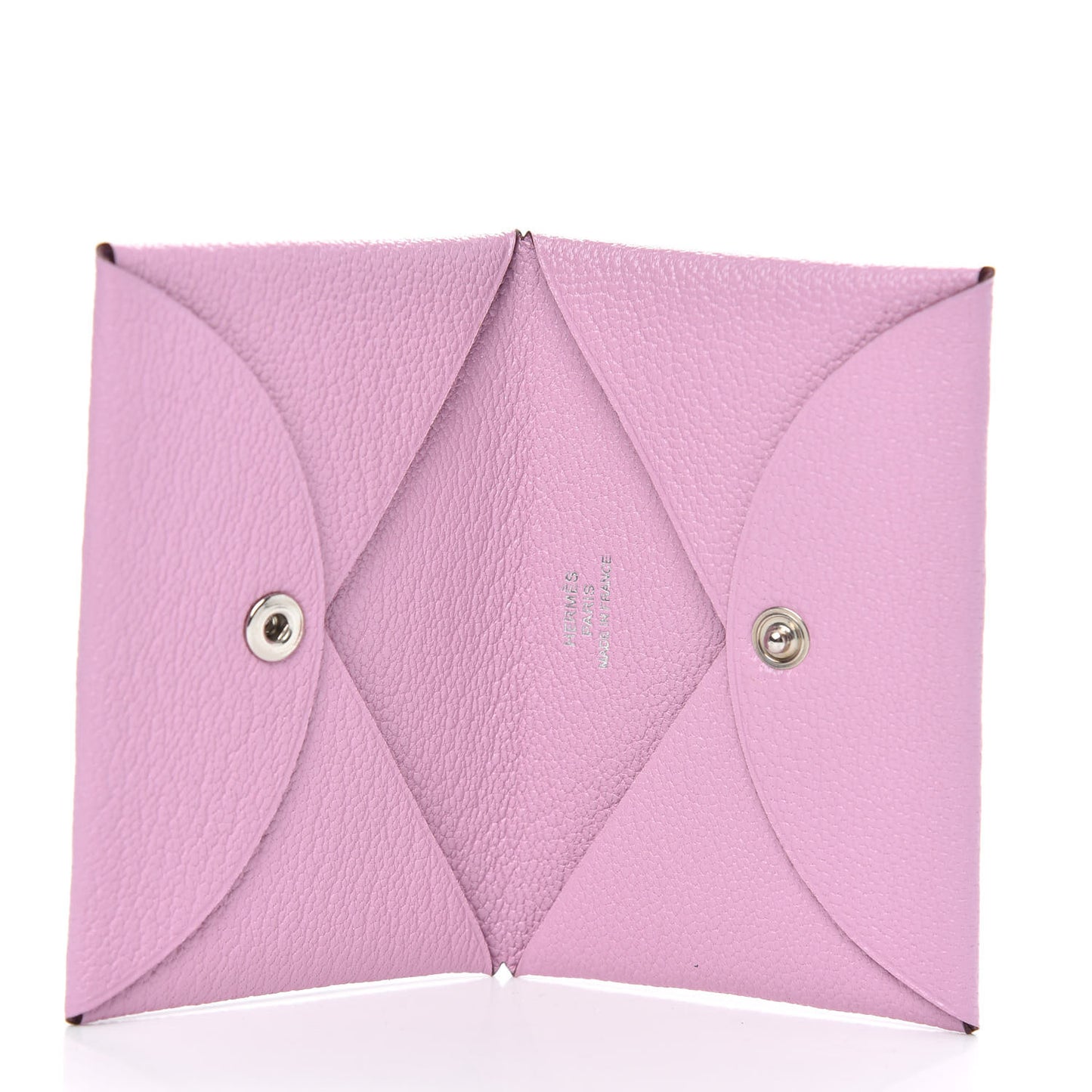 Chevre Mysore Calvi Card Case Mauve Sylvestre