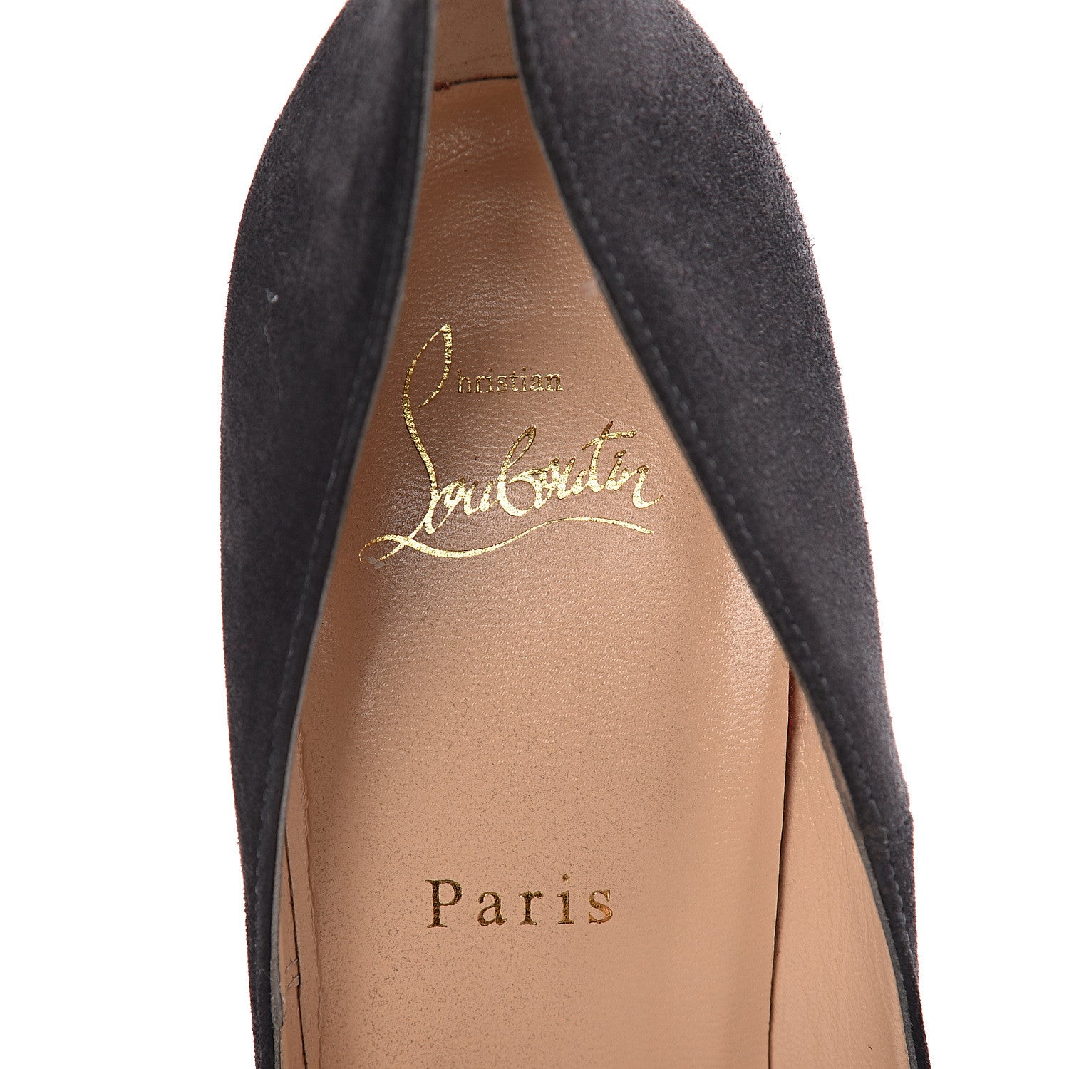 Christian Louboutin Veau Velours So Kate 120 Pumps 41.5 Fusain 7 of 8