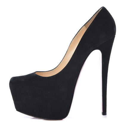 Christian Louboutin Suede Daffodile 160 Pumps Black 38.5 1 of 13