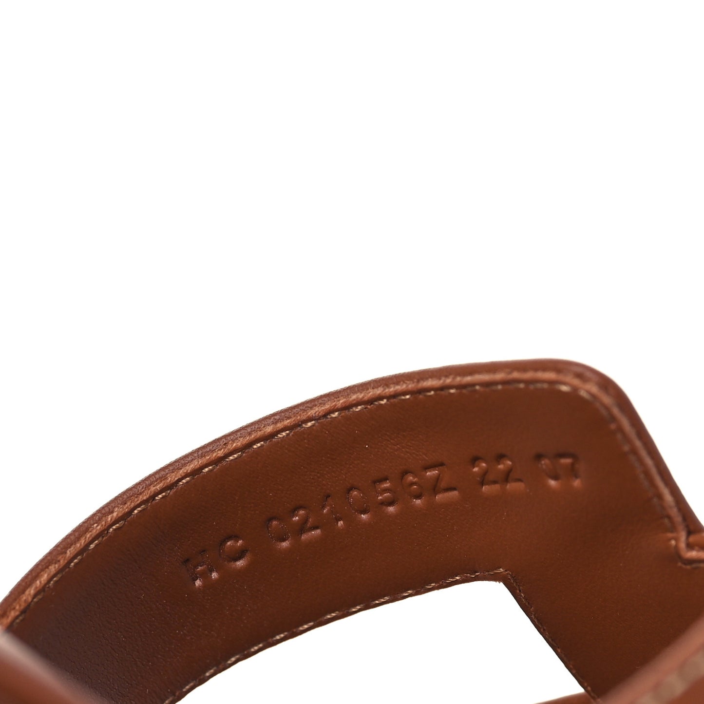 Box Calfskin Oran Sandals 36 Gold