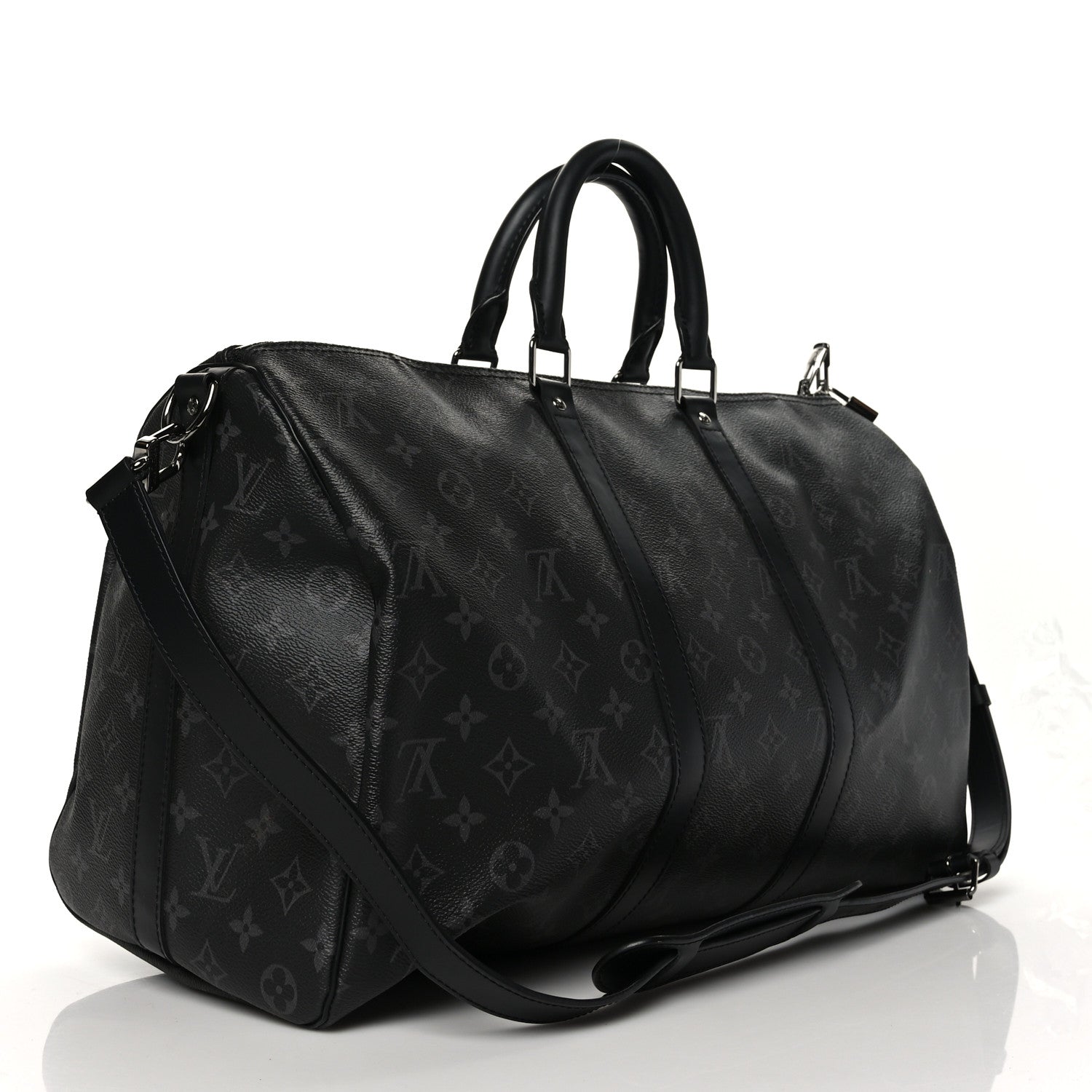 Louis Vuitton Monogram Eclipse Keepall Bandouliere 45 3 of 11