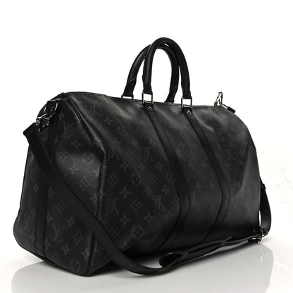 Louis Vuitton Monogram Eclipse Keepall Bandouliere 45 3 of 11