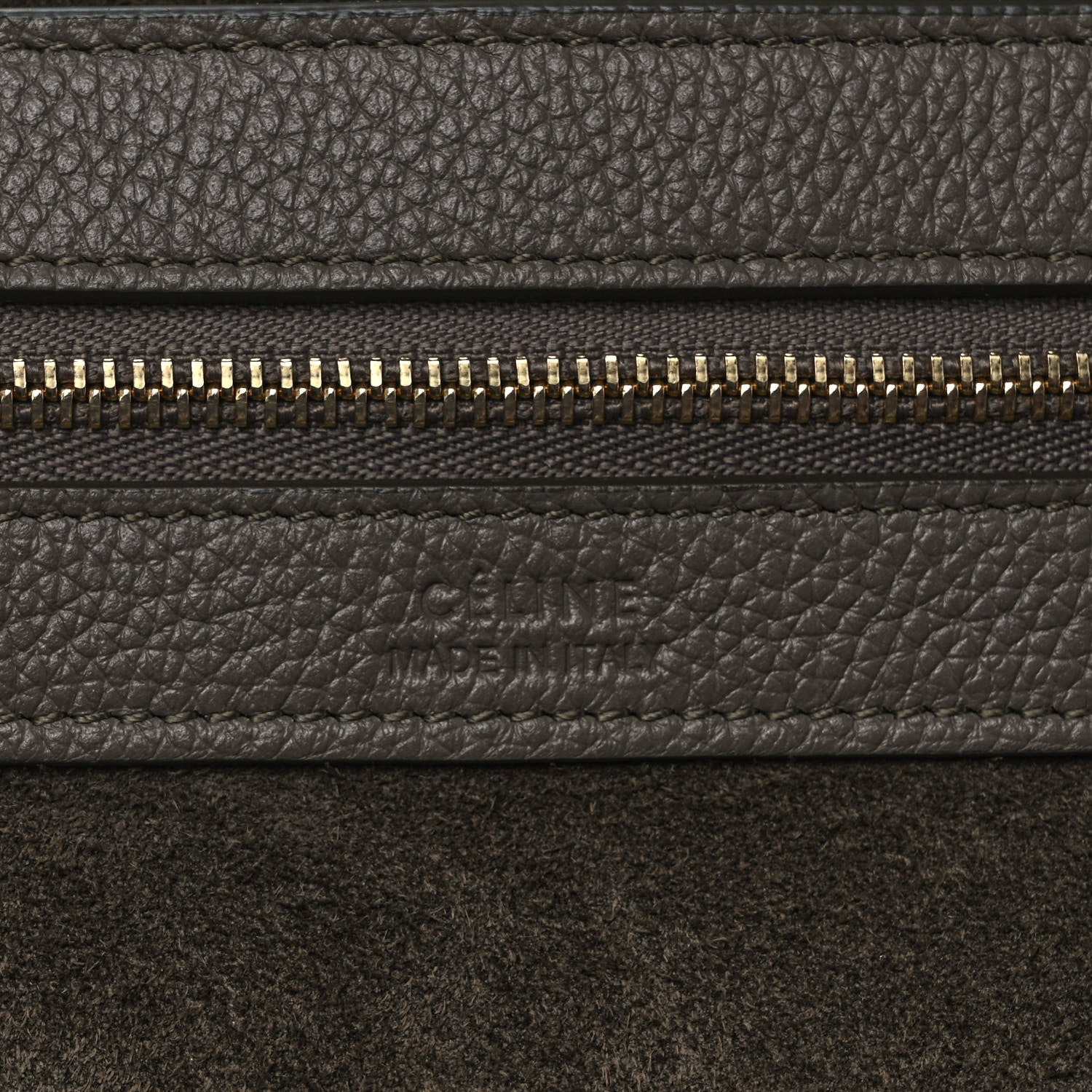 Celine Soft Grained Calfskin Small Belt Cabas Phantom Taupe 6 of 10