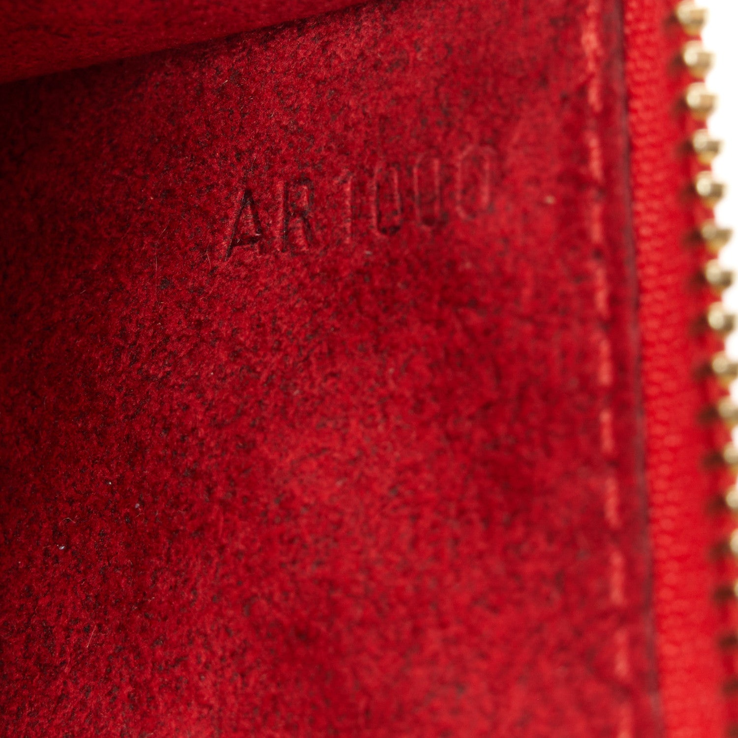 Louis Vuitton Epi Pochette Accessories 24 Castillan Red 6 of 13